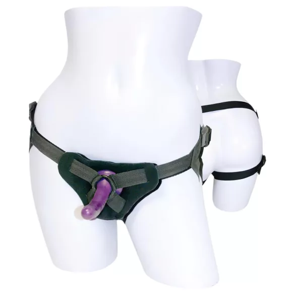 Sportsheets - strap on dildo - silikon - ljubičasta