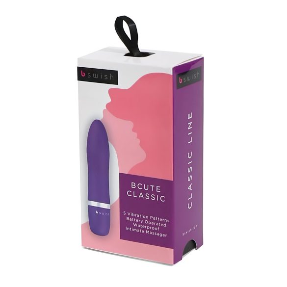 B SWISH Bcute Classic - vodootporni ruž vibrator (ljubičasti)