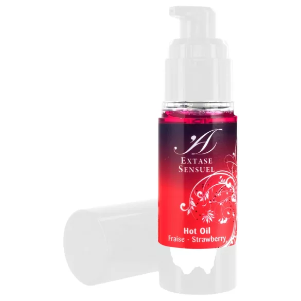 Extase Sensuel - masažno ulje s efektom zagrijavanja - jagoda - 30ml