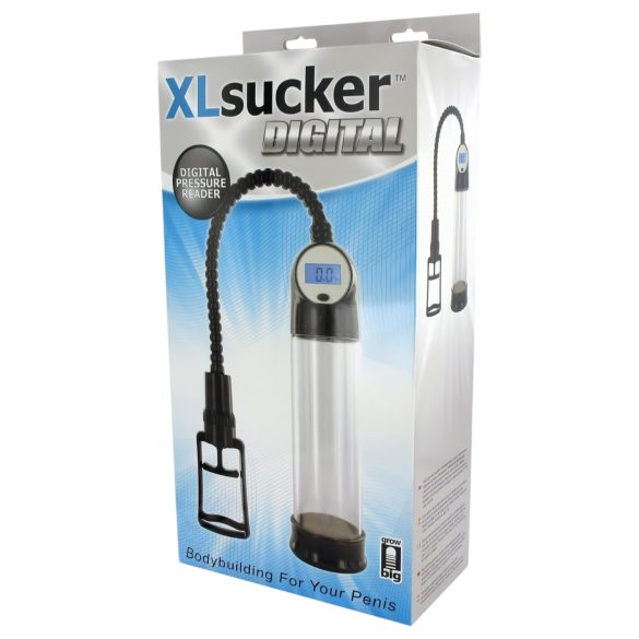 XLSUCKER - digitalna pumpa za snagu i penis (prozirna)