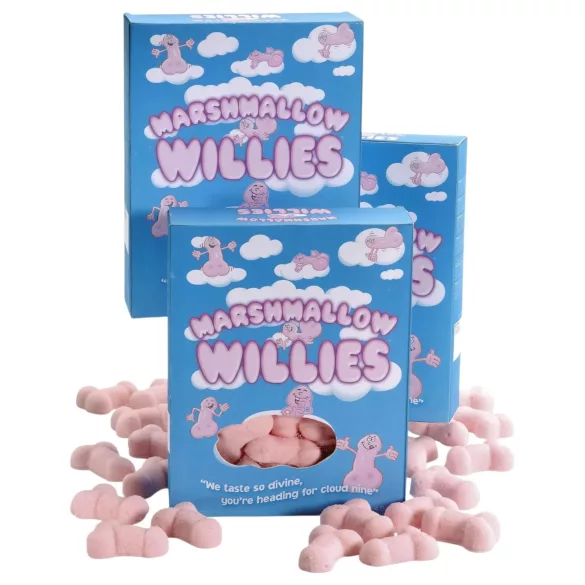 Marshmallow - penis od pjenastih slatkiša - roza - 140g