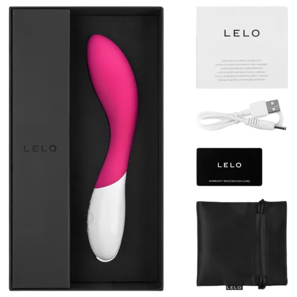 LELO - vibrator zakrivljenog oblika - pink