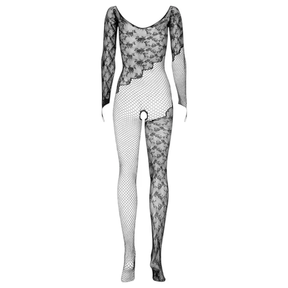 Obsessive - necc bodi s dugim rukavima i cvjetnim uzorkom - crna S-L