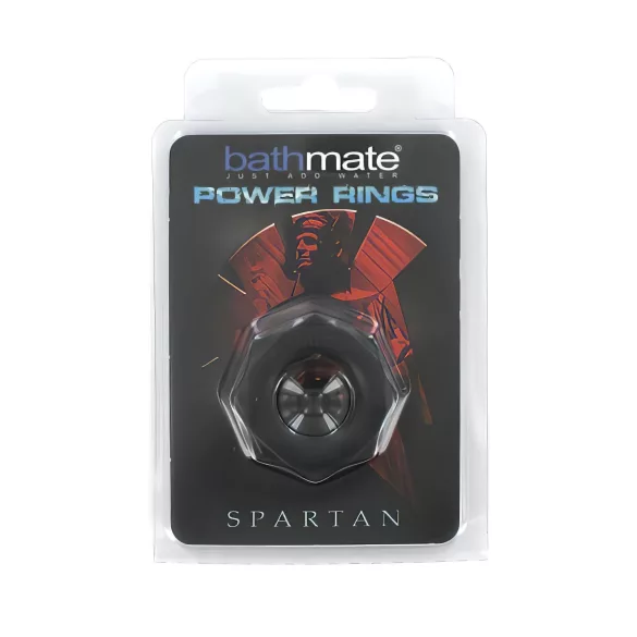 BathMate - penis prsten Spartan - silikon - crni