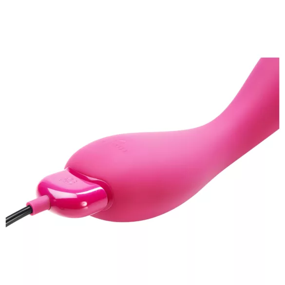 Je Joue Uma - vibrator za G-točku - punjivi vodootporni silikon - roza