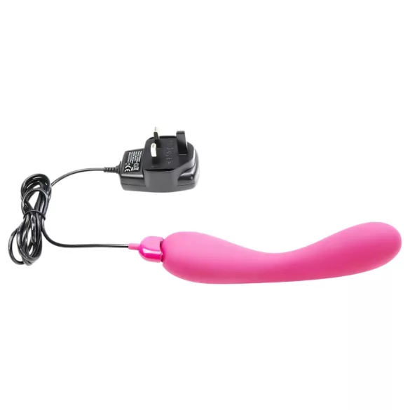 Je Joue Uma - vibrator za G-točku - punjivi vodootporni silikon - roza