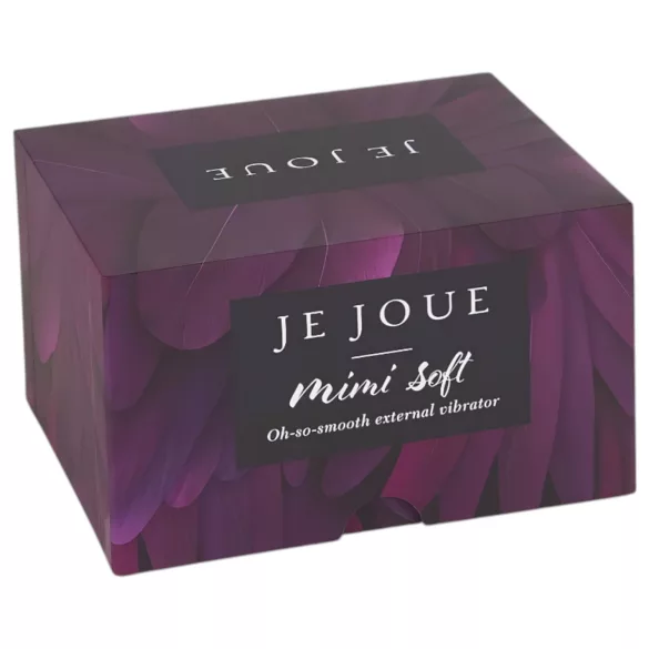 Je Joue Mimi Soft - vibrator za klitoris - vodootporan, punjivi - crni