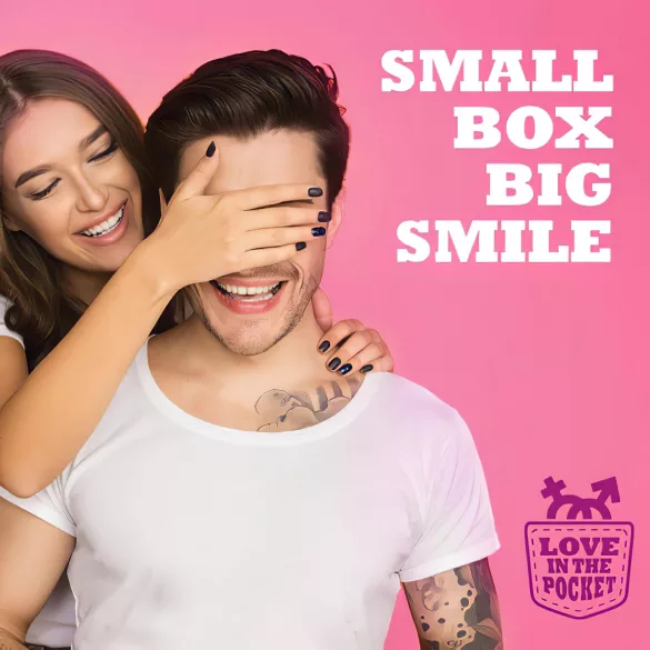 Love in the Pocket - vibracijski prsten za penis za jednokratnu upotrebu - roza