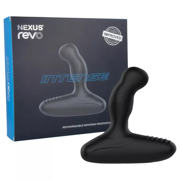 Nexus Revo Intense - vibrator za masažu prostate s rotacijom - crni
