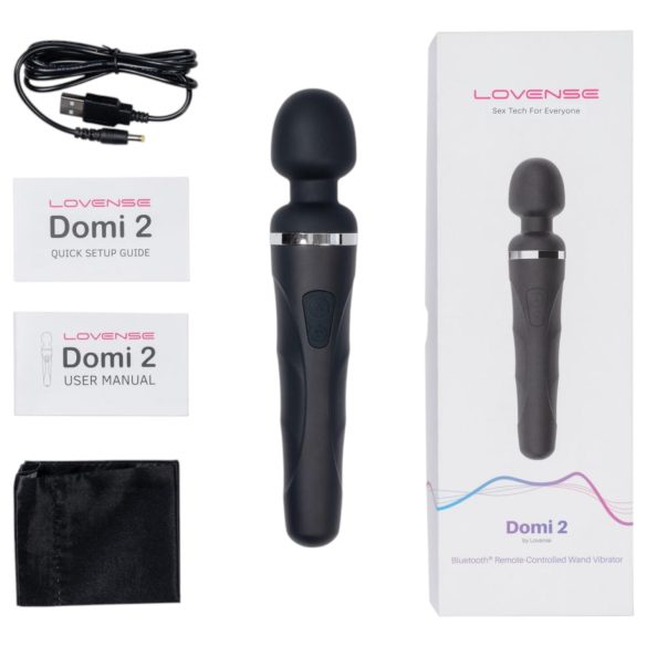 LOVENSE Domi 2 - pametni masažni vibrator (crni)