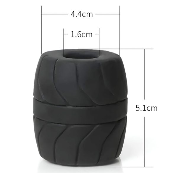 SilaSkin - Prsten za testise i rastezač - bijeli