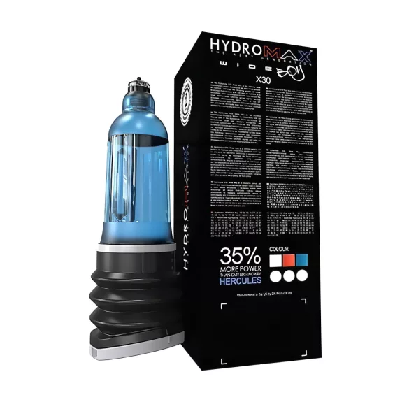 Bathmate Hydromax 7 Wide - hidraulična pumpa za penis - plava