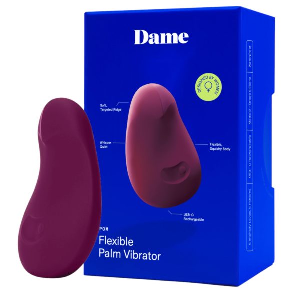 Dame Pom - akumulatorski klitoralni vibrator (ljubičasti)