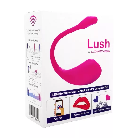 LOVENSE Lush 2 - pametno vibrirajuće jaje (rozo)