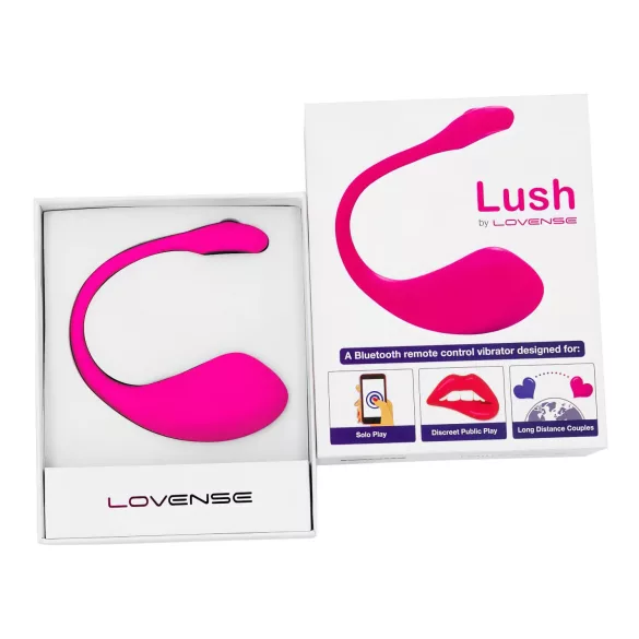 LOVENSE Lush 2 - pametno vibrirajuće jaje (rozo)