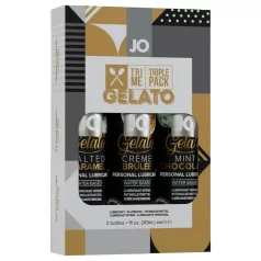 JO System Gelato - set lubrikanata s aromom - 3x30ml
