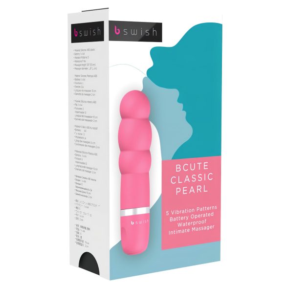 B SWISH Bcute Pearl - vodootporni perla vibrator (ružičasti)