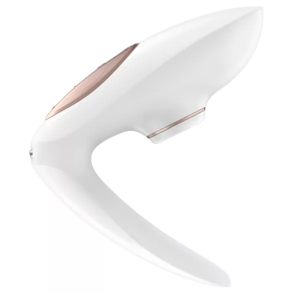 Satisfyer Pro 4 Couples - vibrator za parove s pulsirajućim zrakom - bijeli
