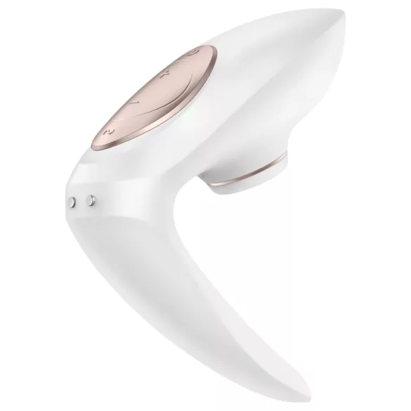 Satisfyer Pro 4 Couples - vibrator za parove s pulsirajućim zrakom - bijeli