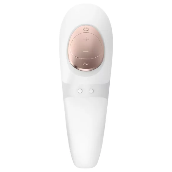 Satisfyer Pro 4 Couples - vibrator za parove s pulsirajućim zrakom - bijeli