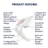 Satisfyer Pro 4 Couples - vibrator za parove s pulsirajućim zrakom - bijeli
