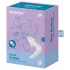 Satisfyer Pro 4 Couples - vibrator za parove s pulsirajućim zrakom - bijeli