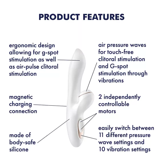 Satisfyer Pro+ G-spot - vibrator za G-točku i stimulaciju klitorisa