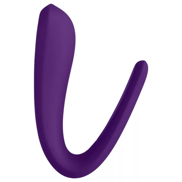 Satisfyer Double Classic - vodootporni, akumulatorski vibrator za parove (ljubičasti)