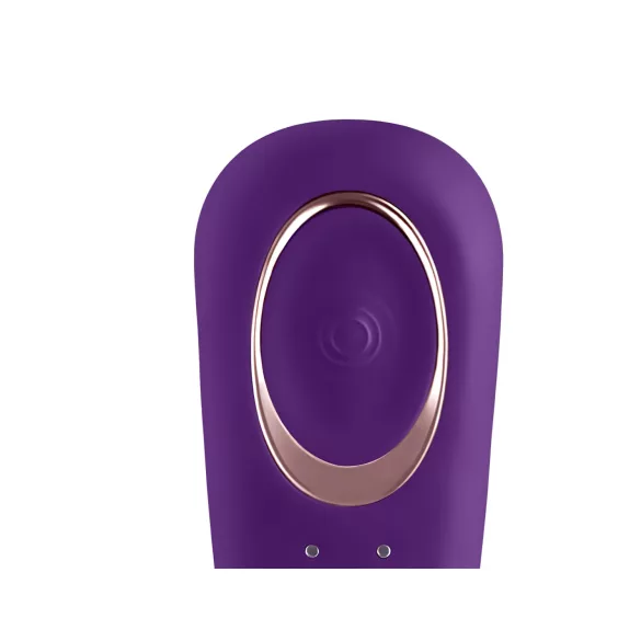 Satisfyer Double Classic - vodootporni, akumulatorski vibrator za parove (ljubičasti)