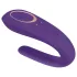 Satisfyer Double Classic - vodootporni, akumulatorski vibrator za parove (ljubičasti)