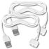 Satisfyer - magnetski USB kabel za punjenje - 2 komada (bijeli)