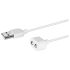Satisfyer - magnetski USB kabel za punjenje - 2 komada (bijeli)