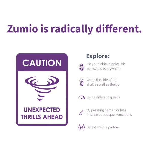 Zumio Soft - punjivi vibrator za klitoris - ljubičasti