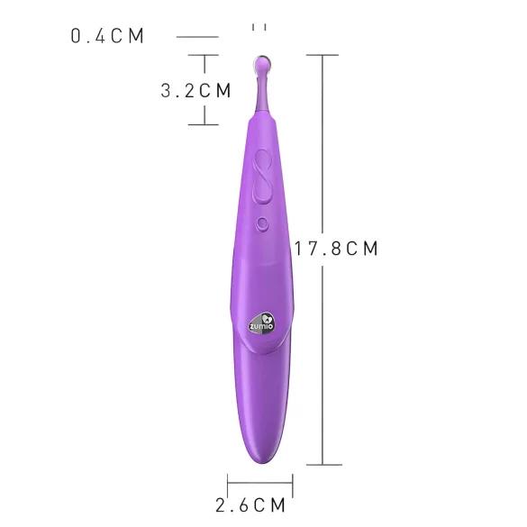 Zumio Soft - punjivi vibrator za klitoris - ljubičasti