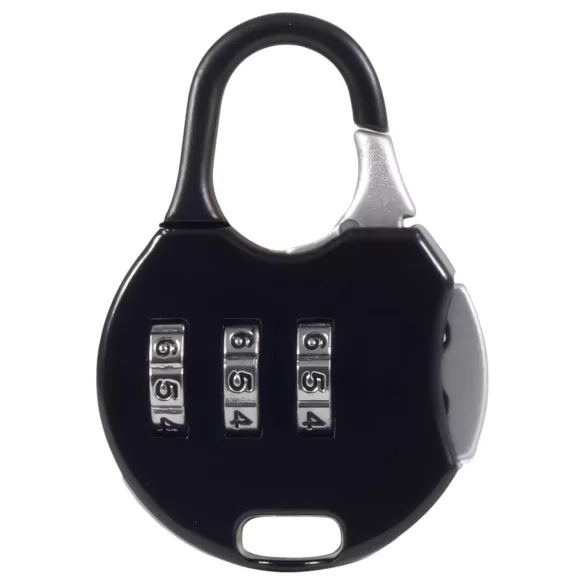 LOCK A WILLY - penis kavez sa lokotom - silikon - crna