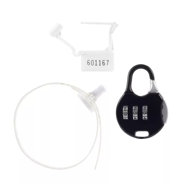 LOCK A WILLY - penis kavez sa lokotom - silikon - crna