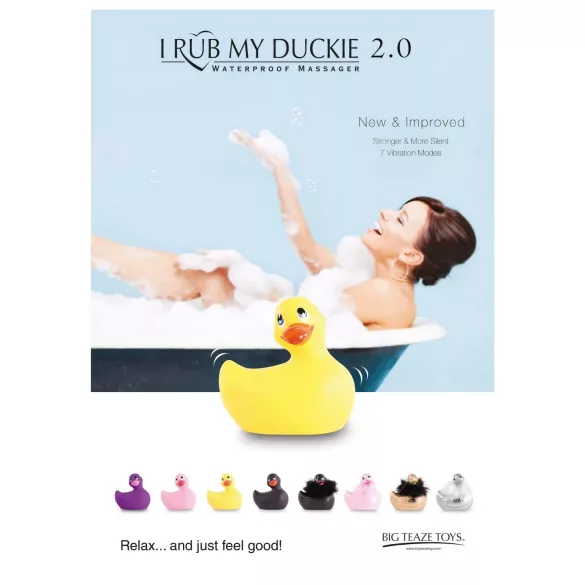 My Duckie Paris 2.0 - vodootporni patkasti vibrator za klitoris (rozi)