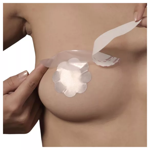 Bye Bra D-F - nevidljiva traka za podizanje grudi - pink - 6 komada