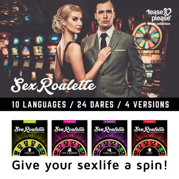 Sex Roulette Kama Sutra - erotska društvena igra (na 10 jezika)