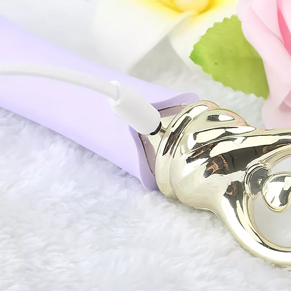 ZALO Confidence - vibrator za masažu, luksuzni, punjivi - ljubičasti