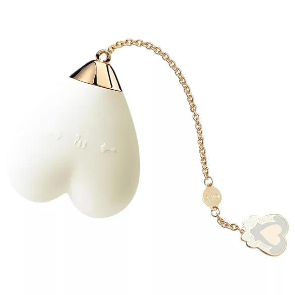 ZALO Baby Heart - vibrator za klitoris s aplikacijskim upravljanjem (bijeli)