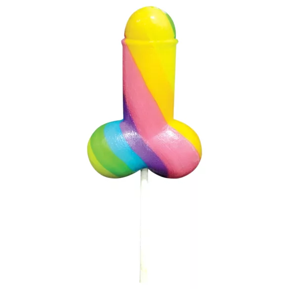 Rainbow Cock Pop - lizalica u obliku penisa (85 g) - voćnog okusa