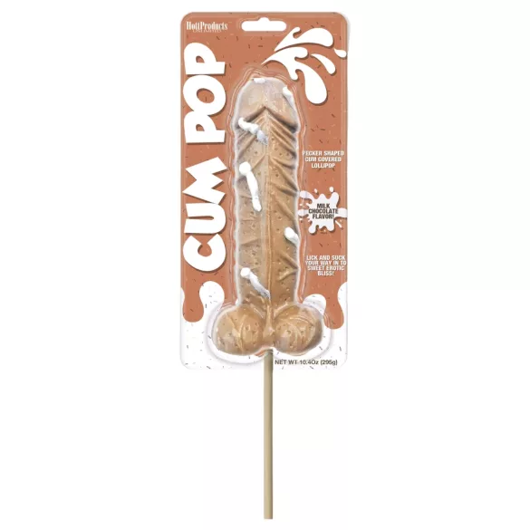 Cum Cock Pop - GIGA lizalica s penisom (295g) - mliječna čokolada