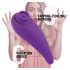 FEELZTOYS - 2u1 vibrator za klitoris na punjenje - ljubičasti