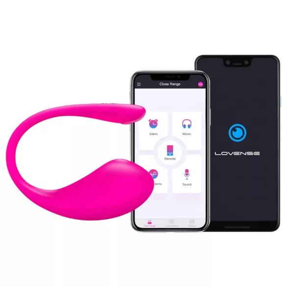 LOVENSE Lush 3 - vibrator jaje na daljinsko upravljanje - silikon - roza