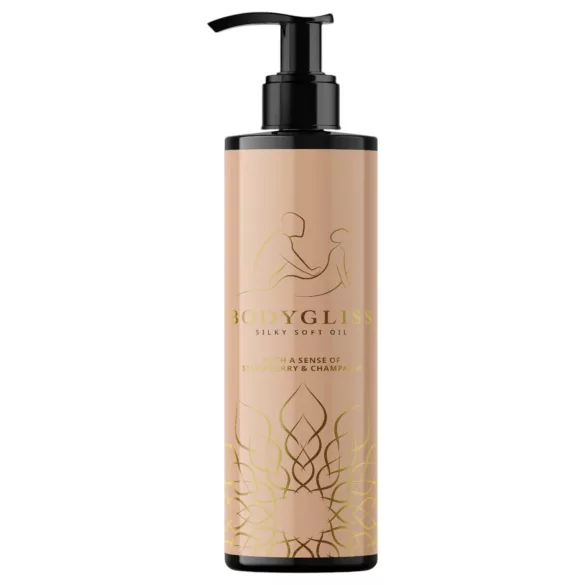 Bodygliss - masažno ulje i lubrikant - jagoda (150ml)