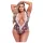 Baci Plus Size - čipkasti body s cvjetnim uzorkom - za punije