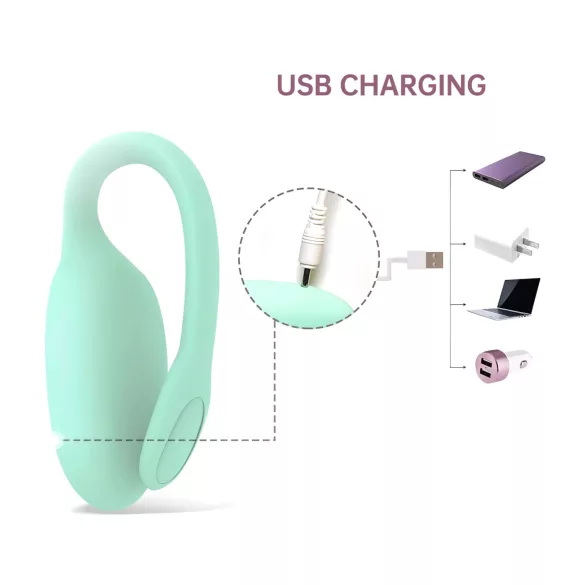 Magic Motion FitCute - Vibracijska gejša kuglica s upravljanjem putem aplikacije (menta)