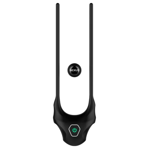 Nexus Forge - vibrirajući podesivi prsten za penis - silikon crni