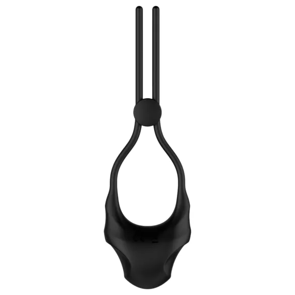 Nexus Forge - vibrirajući podesivi prsten za penis - silikon crni